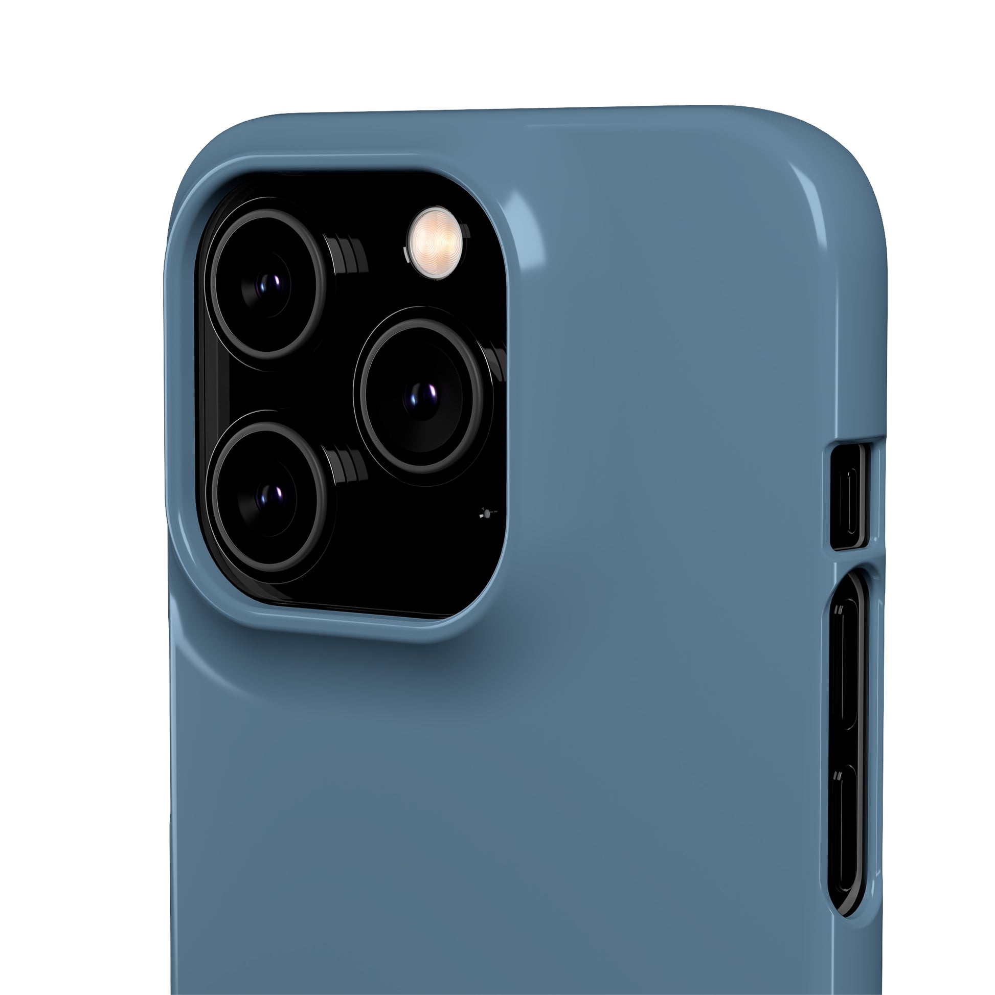 Blue Titanium iPhone 14 Plus Matte Phone Case Accessories Classic Glossy iPhone Cases Matte Phone Cases Samsung Cases