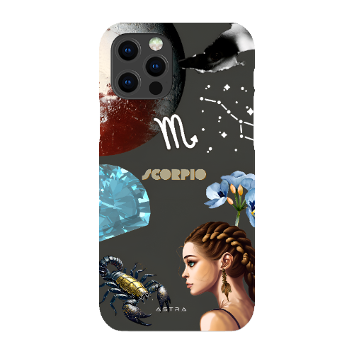 SCORPIO Apple iPhone 12 Pro Phone Cases ASTRA-LOGY