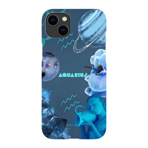 AQUARIUS Glossy iPhone 14 Plus Phone Cases ASTRA-LOGY