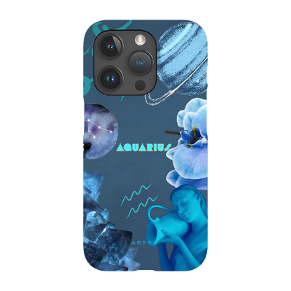 AQUARIUS Glossy iPhone 15 Pro Phone Cases ASTRA-LOGY