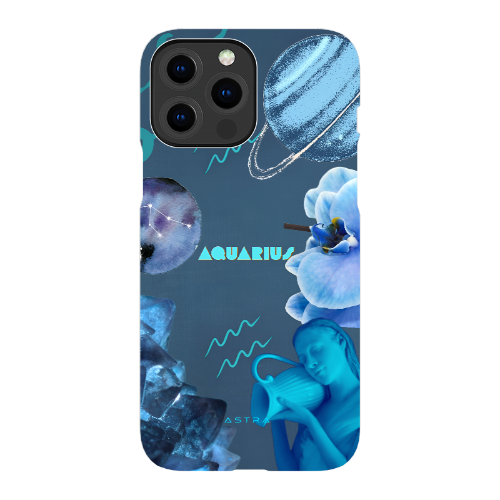 AQUARIUS Glossy iPhone 13 Pro Max Phone Cases ASTRA-LOGY