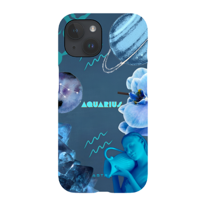 AQUARIUS Glossy iPhone 15 Phone Cases ASTRA-LOGY