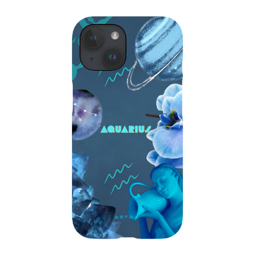 AQUARIUS Glossy iPhone 15 Phone Cases ASTRA-LOGY