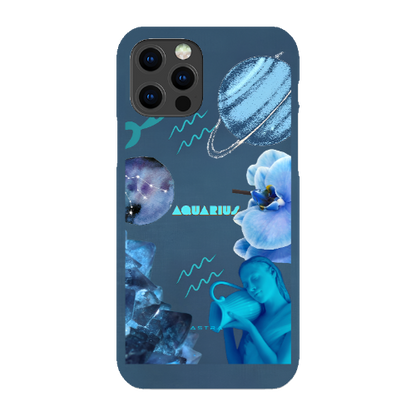 AQUARIUS Glossy iPhone 12 Pro Max Phone Cases ASTRA-LOGY