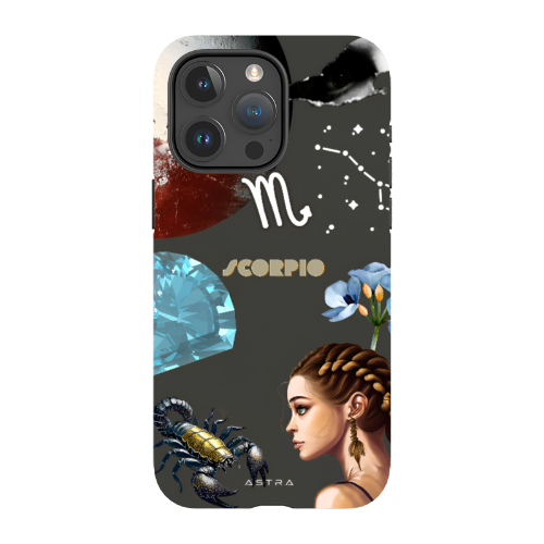 SCORPIO Apple iPhone 15 Pro Max Phone Cases