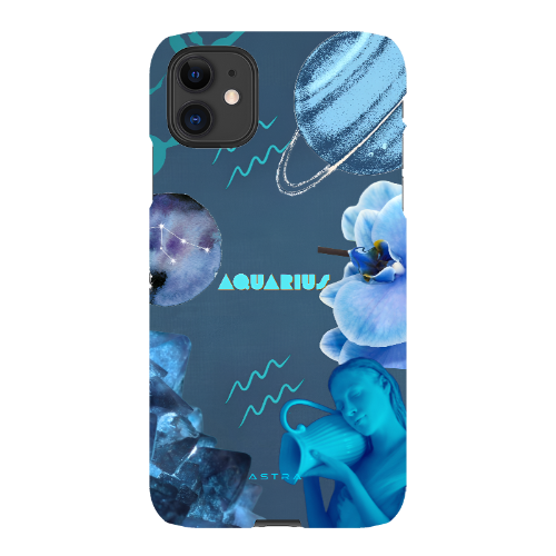 AQUARIUS Glossy iPhone 11 Phone Cases ASTRA-LOGY