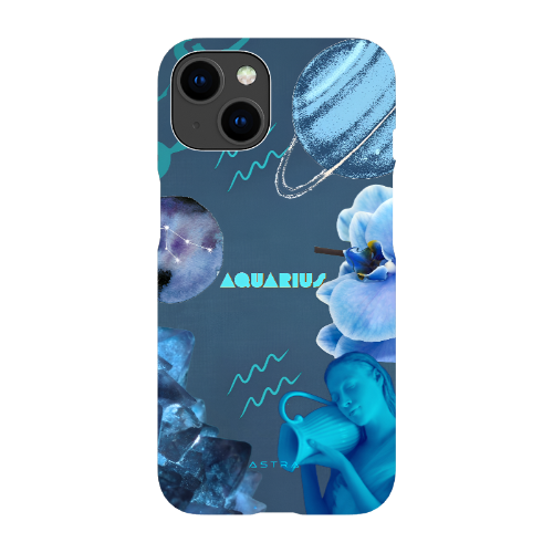 AQUARIUS Glossy iPhone 14 Phone Cases ASTRA-LOGY