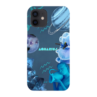 AQUARIUS Glossy iPhone 12 Pro Max Phone Cases ASTRA-LOGY